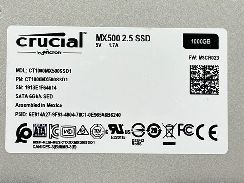 Crucial mx500 ct1000mx500ssd1 - mx500,